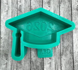 2026 Graduation Cap Freshie Silicone Mold