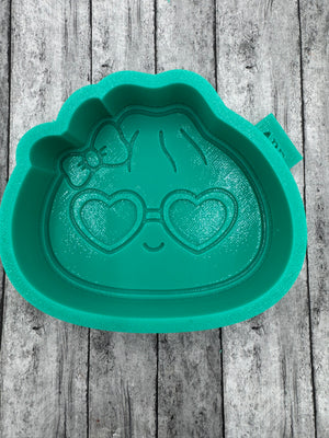 Dumpling Heart Glasses Freshie Silicone Mold