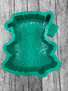 Love You Silly Goose Valentine Freshie Silicone Mold