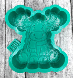 Reindeer Sitting Freshie Silicone Mold