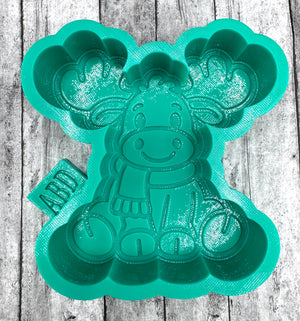 Reindeer Sitting Freshie Silicone Mold