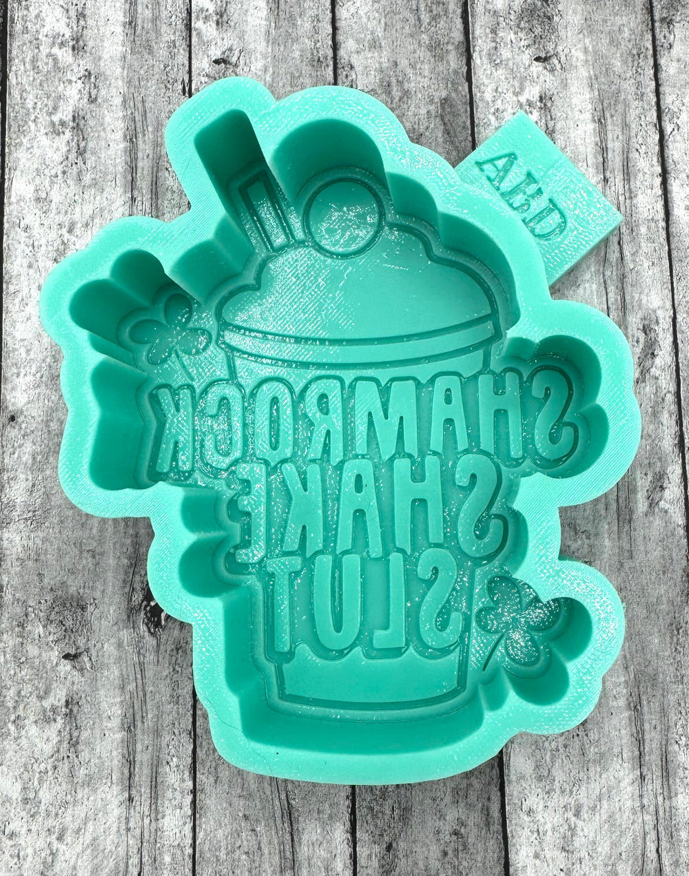 Shamrock Shake Slut Silicone Molds, Molds for Freshies, Wax Mold, Cement Mold, Aroma Bead Mold