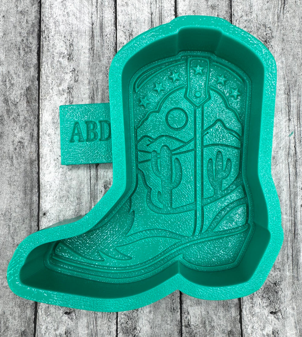 Boot with Desert Scene Freshie Silicone Mold