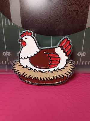 Chicken in Nest Freshie Silicone Mold