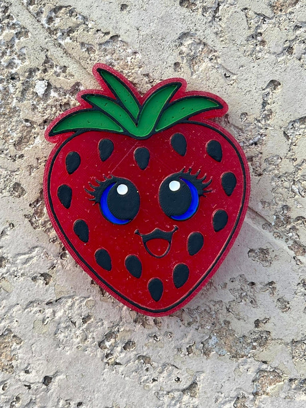 Cute Strawberry Freshie Silicone Mold