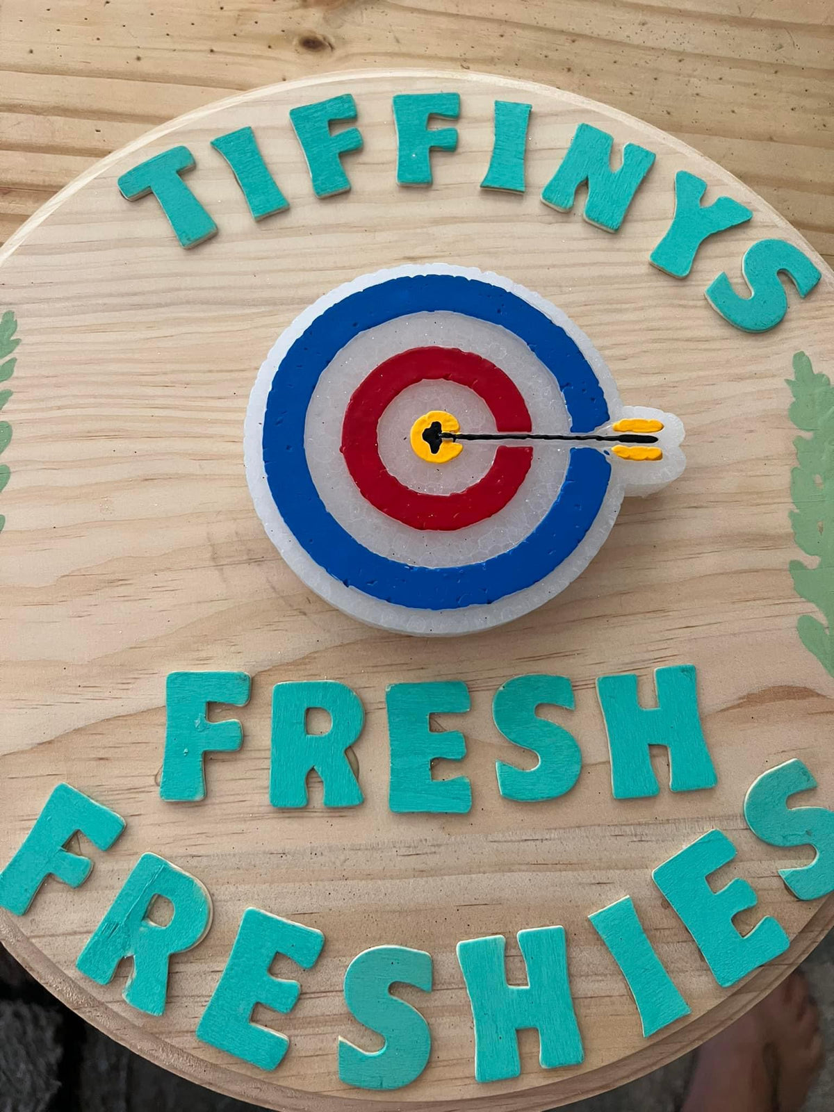 Freshie Target Archery Target Bullseye Arrow Freshie Silicone Mold