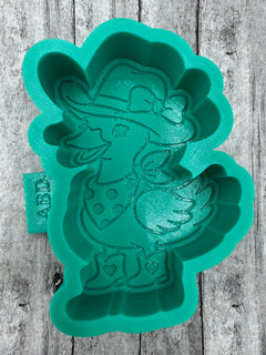Cowgirl Goose Freshie Silicone Mold