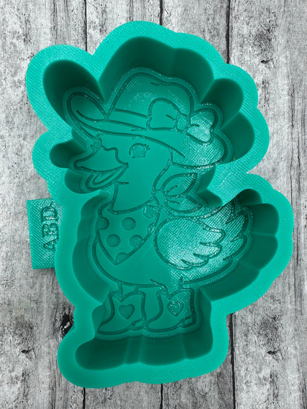 Cowgirl Goose Freshie Silicone Mold