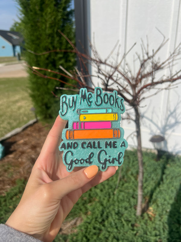 Buy Me Books Freshie Silicone Mold