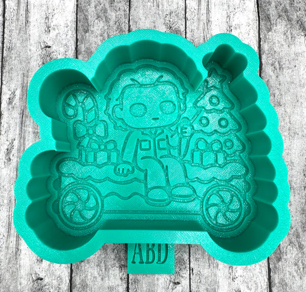 Michael on Christmas Float Freshie Silicone Mold