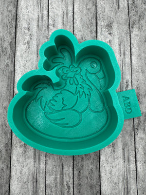Chicken on a Float Silicone Mold