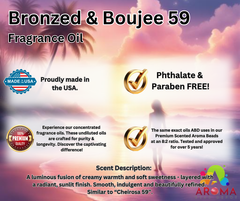 Bronzed & Boujee 59 Similar to Cheirosa 59- FRAGRANCE Oil