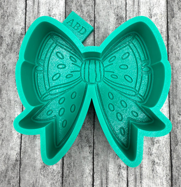 Watermelon Bow Freshie Silicone Mold