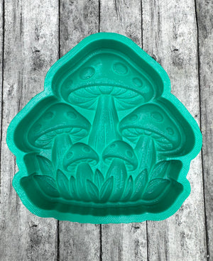 3D Mushrooms Silicone Mold