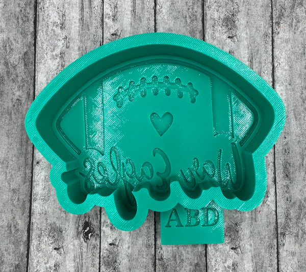 War Eagles Football Freshie Silicone Mold