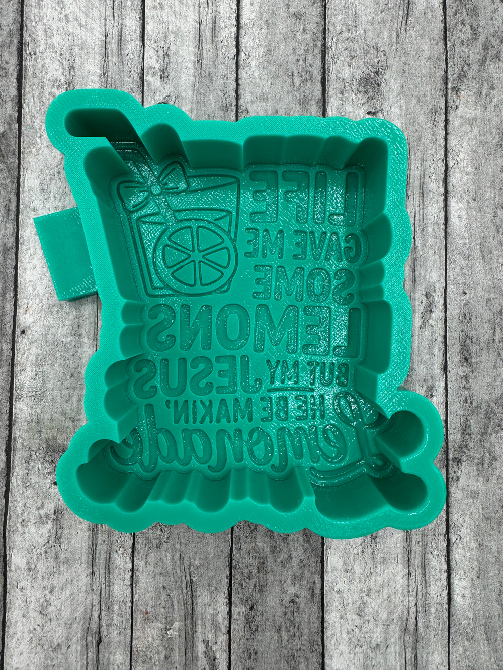 Life Gave Me Some Lemons But Jesus Freshie Silicone Mold