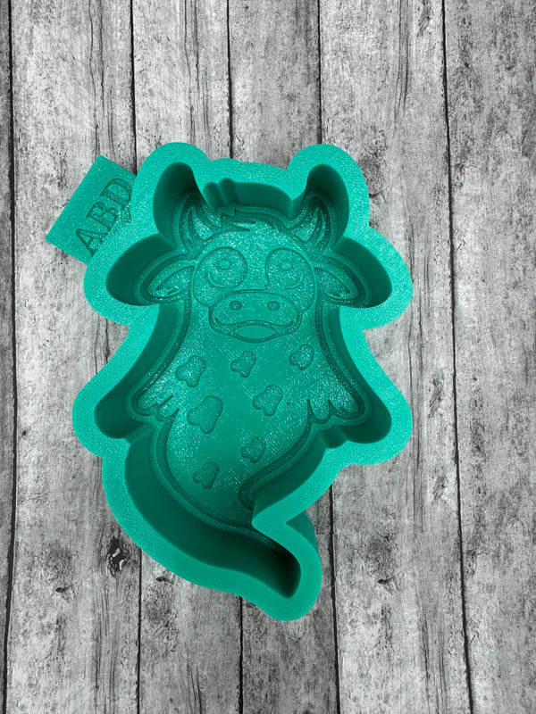 Holstein Cow Ghost Freshie Silicone Mold