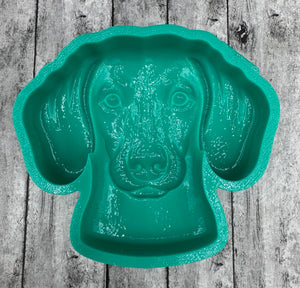 3D Dachshund Dog Head