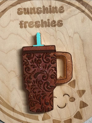 Western Beverage Cup Freshie Silicone Mold