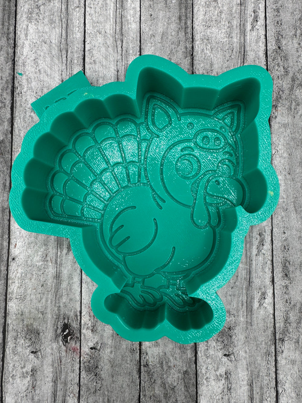 Turkey Dressed as a Pig Freshie Mold