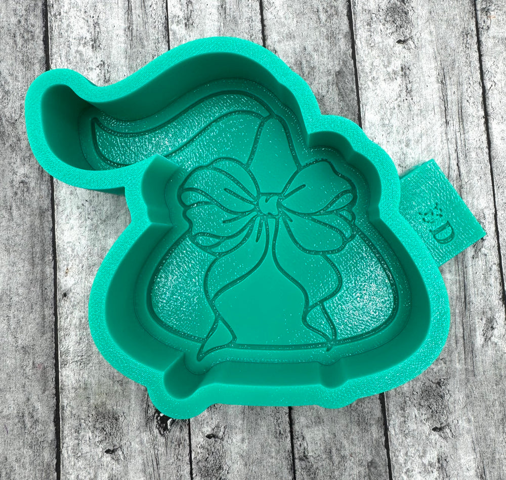 Chocolate Kiss with Bow Freshie Silicone Mold