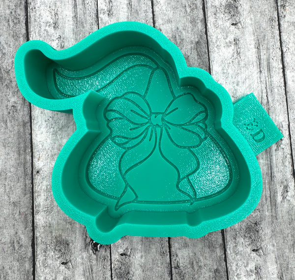 Chocolate Kiss with Bow Freshie Silicone Mold