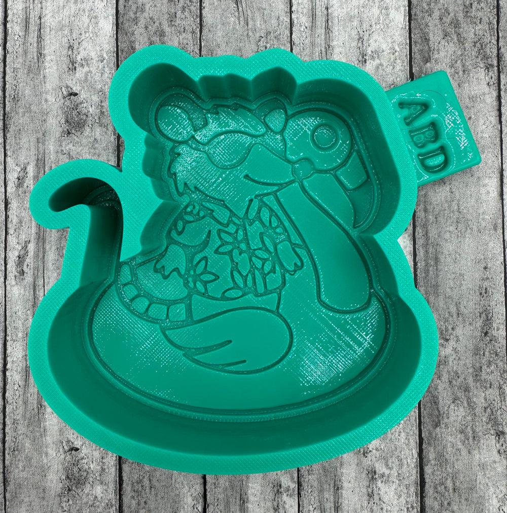 Possum on a Float Silicone Mold