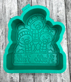 Hello Fall Geese Goose Freshie Silicone Mold