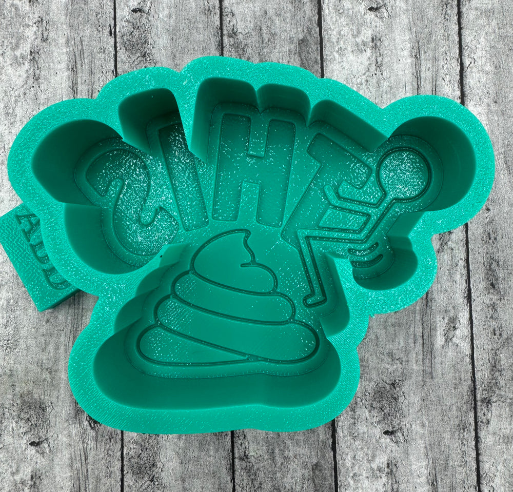 Stick Person Fuck This Shit Freshie Silicone Mold