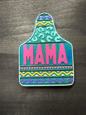 Cow Tag Mama Freshie Silicone Mold