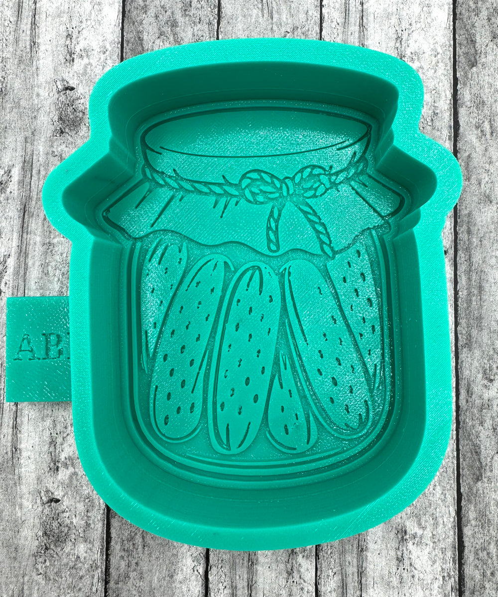 Dill Pickle Jar Silicone Mold