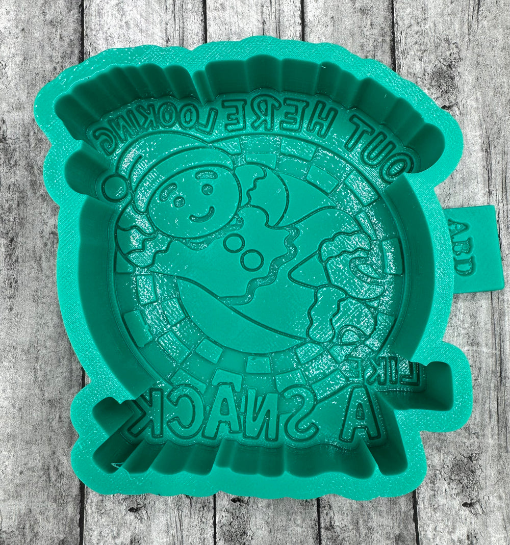 Out Here Looking Like A Snack Gingerbread Freshie Silicone Mold