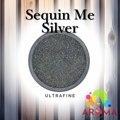 Sequin Me Silver Holographic