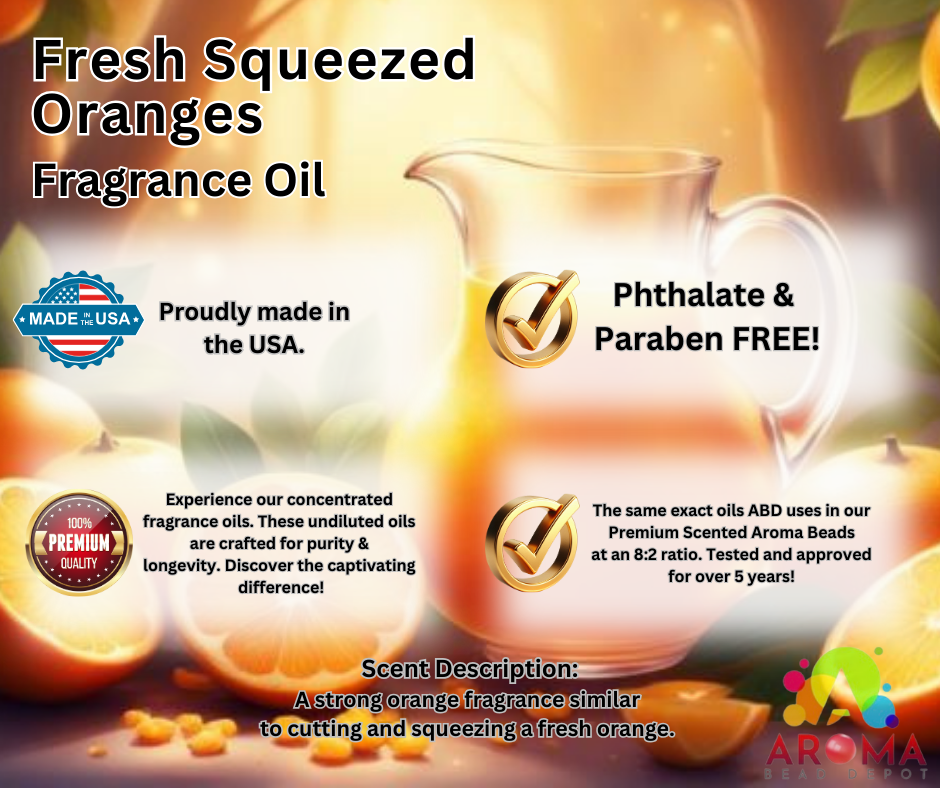 Fresh Squeezed Oranges - FRAGRANCE OIL