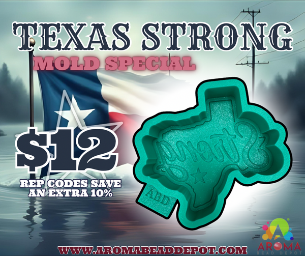 Texas Strong Freshie Mold