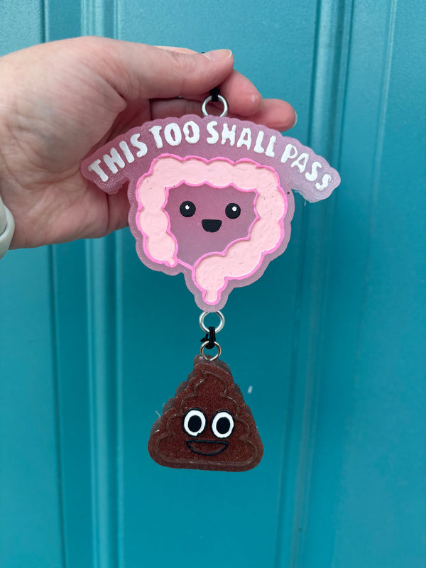 This Too Shall Pass Colon and Mini Emoji Poo Mold Freshie Silicone Mold