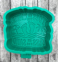Toes in the Water Ass in the Sand Freshie Silicone Mold