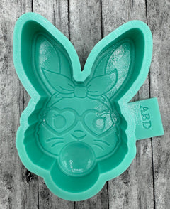 Bunny with Bubble Freshie Silicone Mold