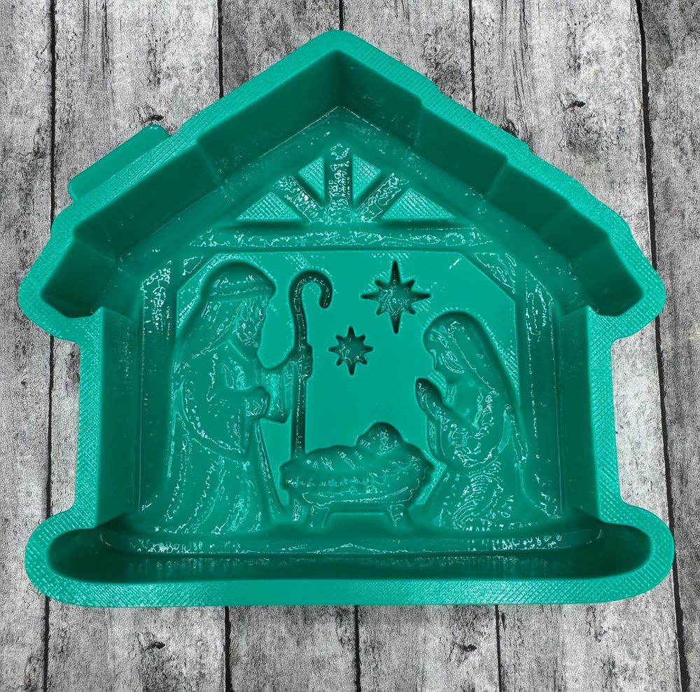 3D Nativity Scene Silicone Mold