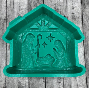 3D Nativity Scene Silicone Mold