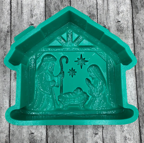 3D Nativity Scene Silicone Mold