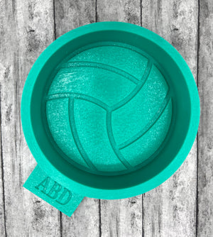 Volleyball  REVERSED lines Freshie Silicone Mold