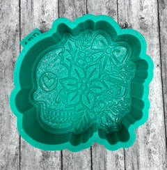 Christmas Skull Freshie Silicone Mold