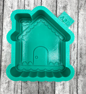 Plain Gingerbread House Freshie Silicone Mold