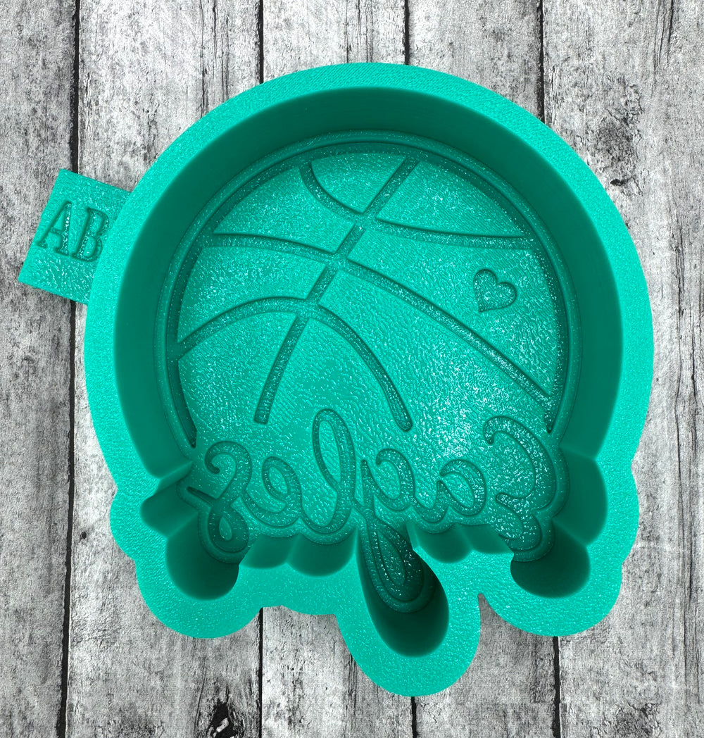 Eagles Basketball Silicone Mold