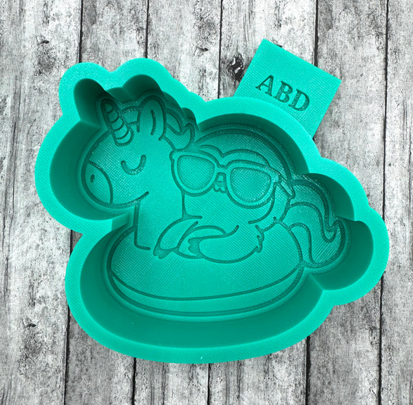 Sloth on a Float Silicone Mold