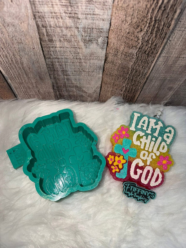 I Am A Child of God Freshie Silicone Mold