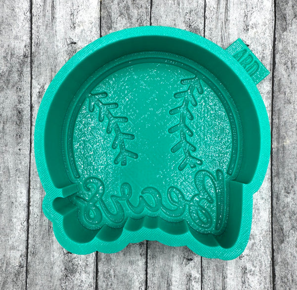 Baseball Softball Team Names Freshie Silicone Mold