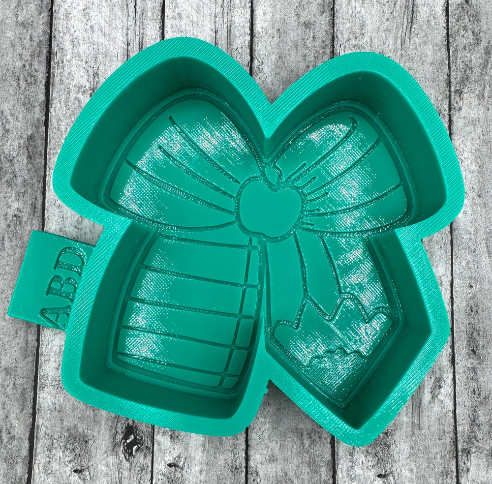 Paper and Pencil Bow Freshie Silicone Mold