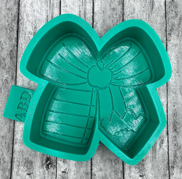 Paper and Pencil Bow Freshie Silicone Mold